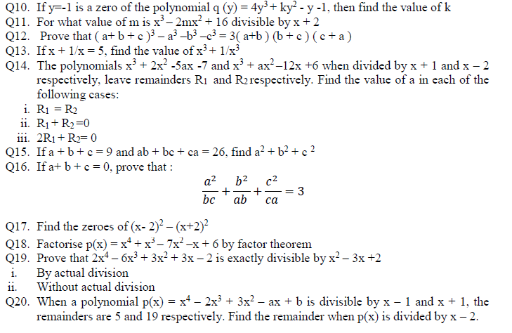 polynomials-class-9-worksheets